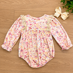 Girl’s Floral Print Bow Bubble