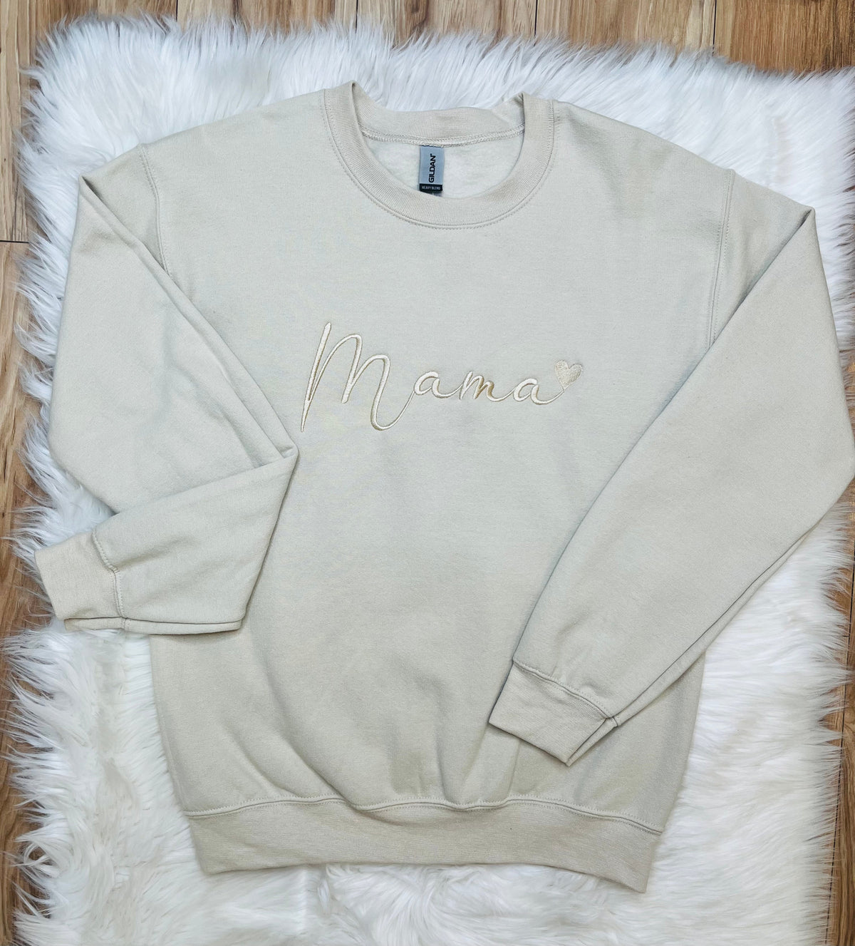 Embroidered Mama Graphic Sweatshirt