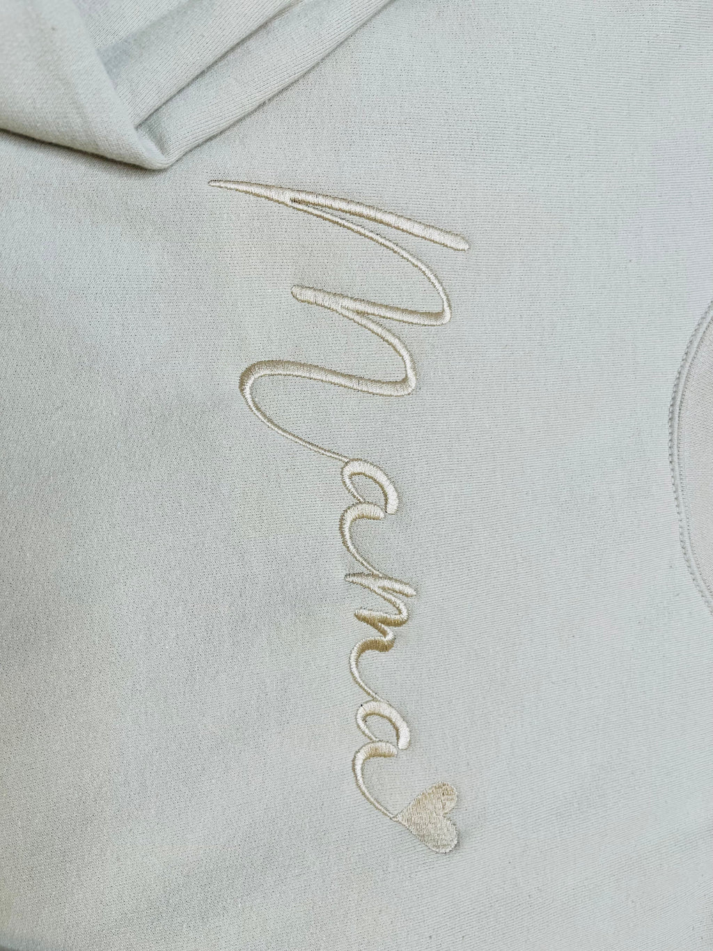 Embroidered Mama Graphic Sweatshirt