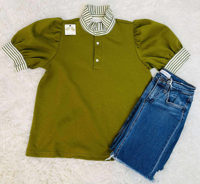 Entro Olive Green Top