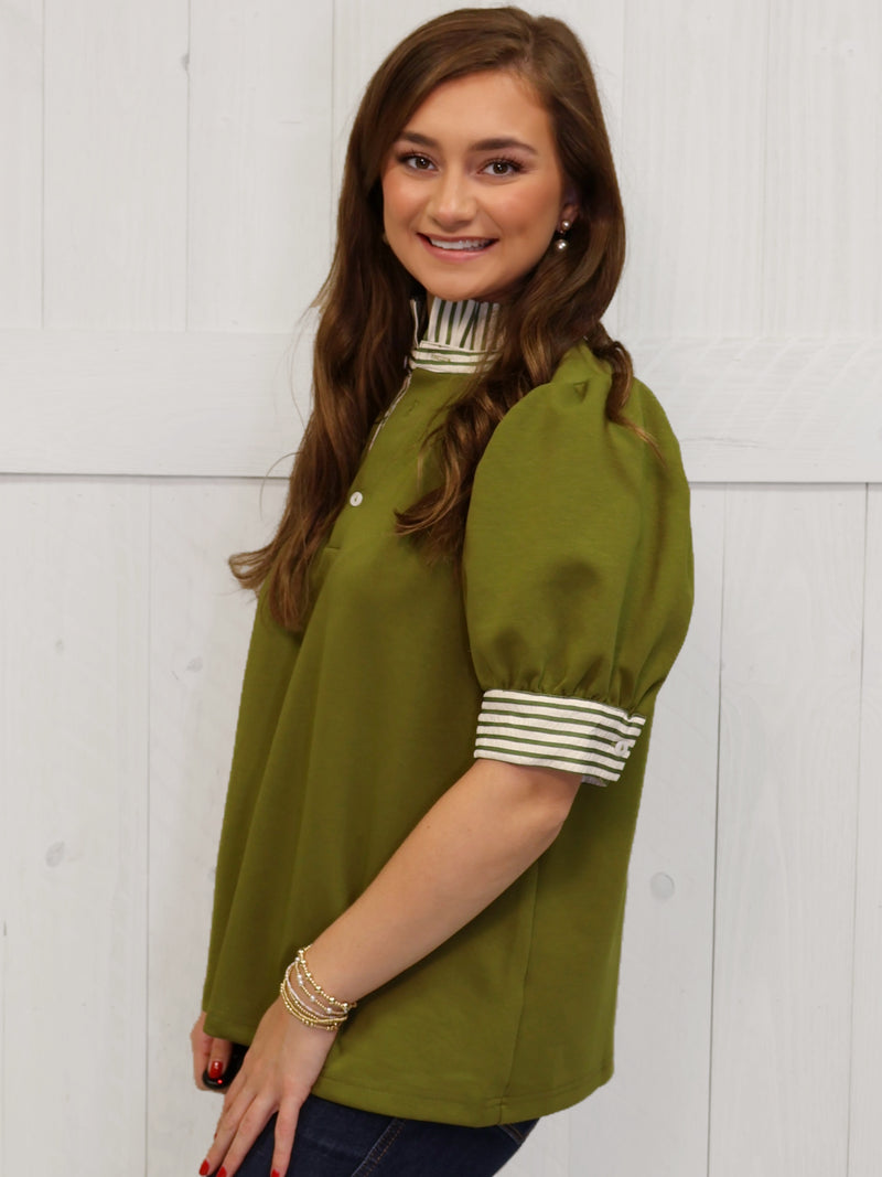 Entro Olive Green Top