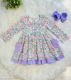 Floral Pastel Dress by Swoon Baby