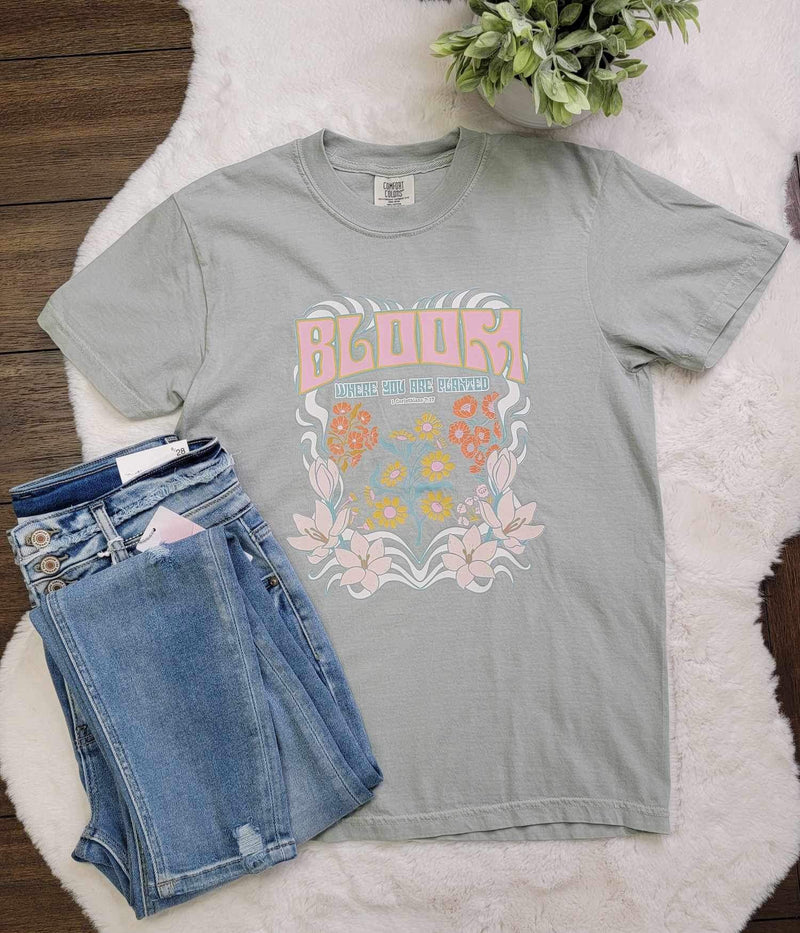 Bloom where you are Planted Tee - Mini Mee Boutique