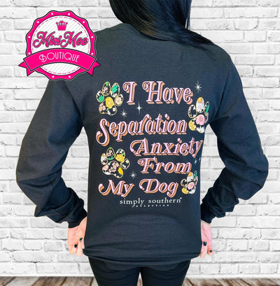 Simply Southern “Separation Anxiety From My Dog” Graphic Tee - Mini Mee Boutique