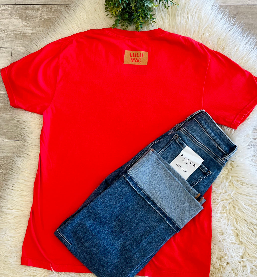 Women’s Leopard Paprika LuLu Mac Tee