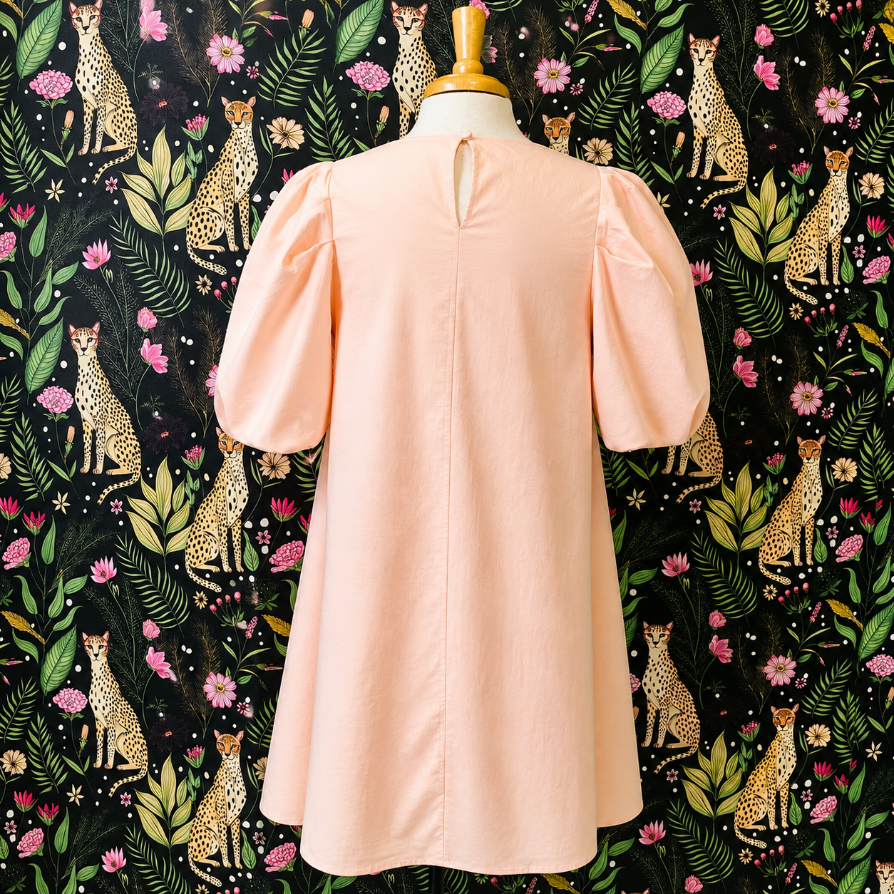 Women’s GiGiO Pale Pink with White Bows Dress