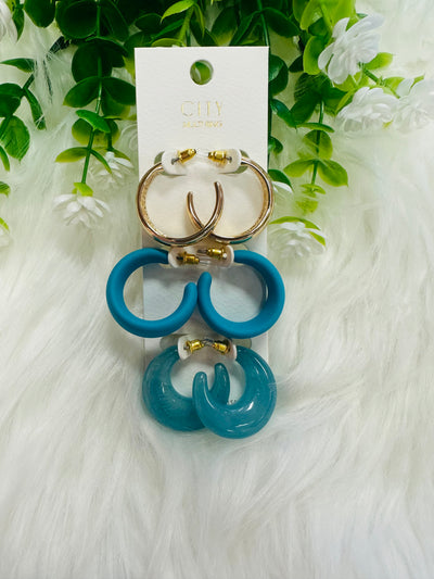 Women’s Three Pack Earrings
