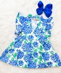 Girls Hydrangea Floral Dress