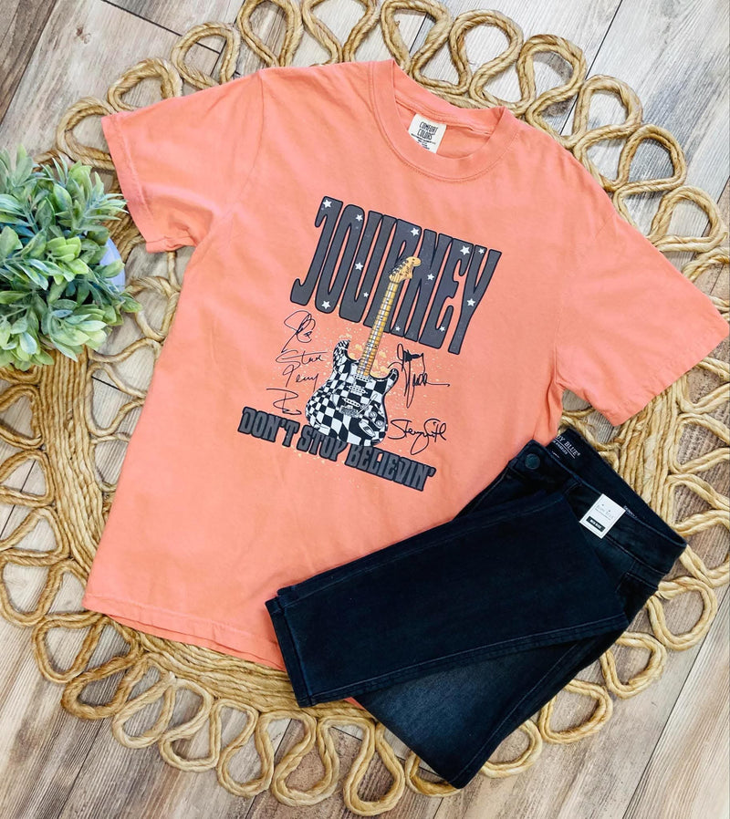 Journey Graphic Tee - Orange - Mini Mee Boutique