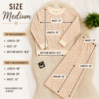 Women’s Regular and Curvy Leopard Print Set cheetah - Loose Fit