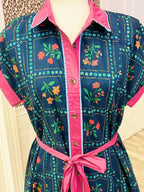 Women’s Umgee Navy Wild Flower Dress