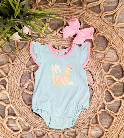 Baby Girls Dinosaur Onesie