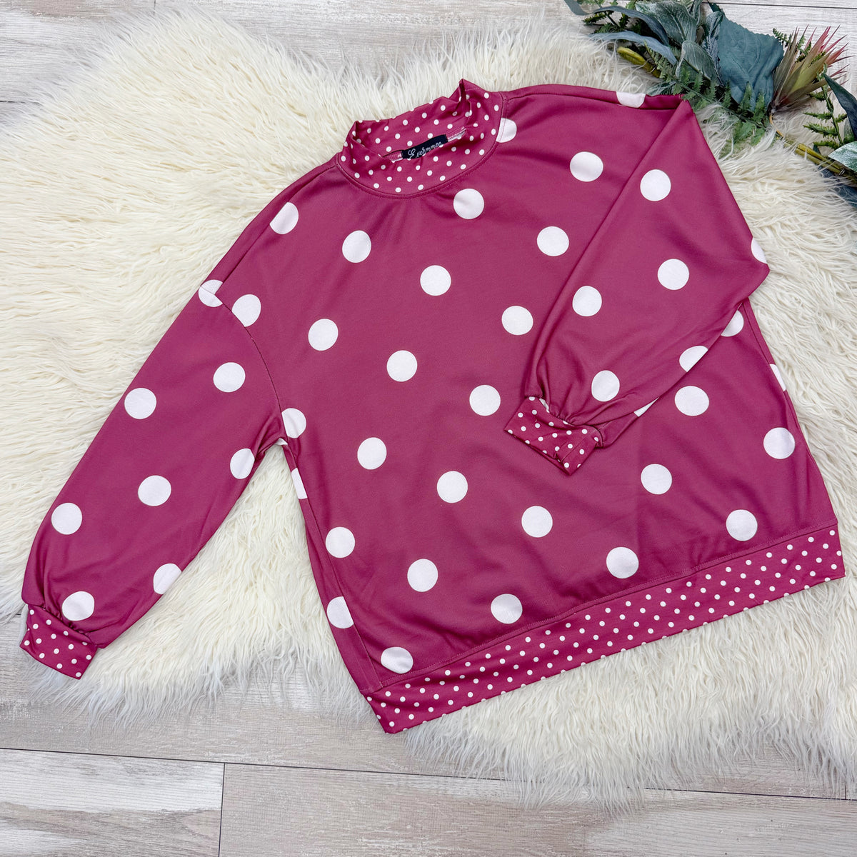 Pretty in Polka Dots Women’s Top by Evermmee - Loose Fit