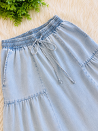 Women’s Mineral Washed Chambray Denim Pants