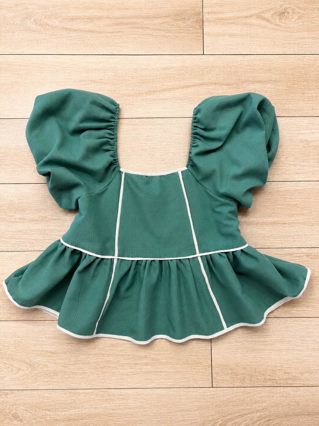 Sage Babydoll Blouse Top by Fantastic Fawn