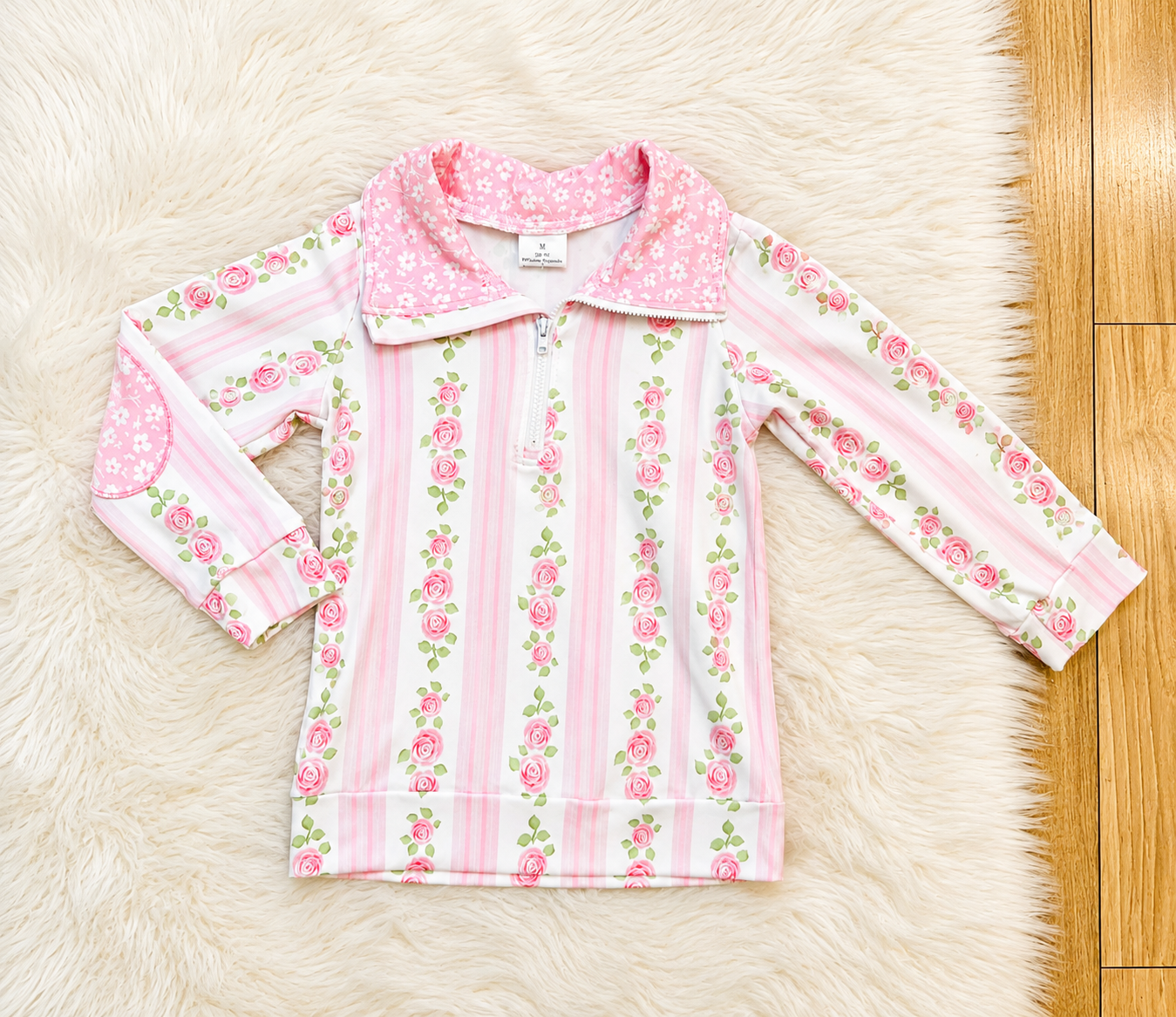 Girl’s Pink Rose Skort Outfit Set