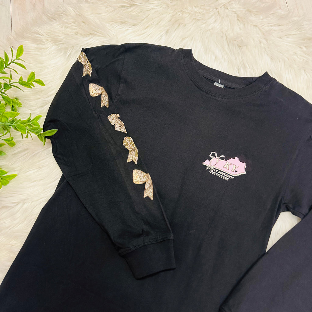 Women’s Simply Southern Camo Kentucky Long sleeve