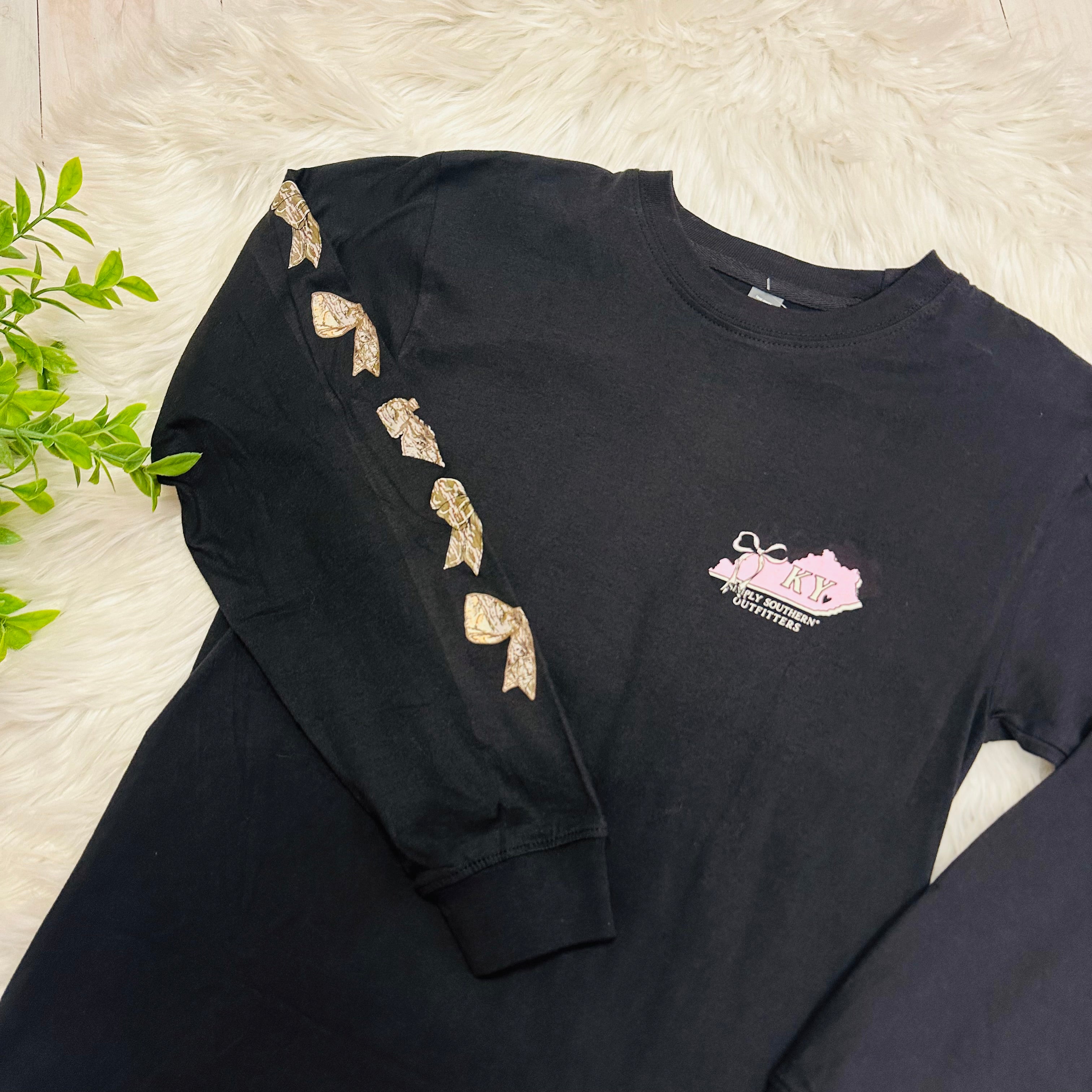 Women’s Simply Southern Camo Kentucky Long sleeve
