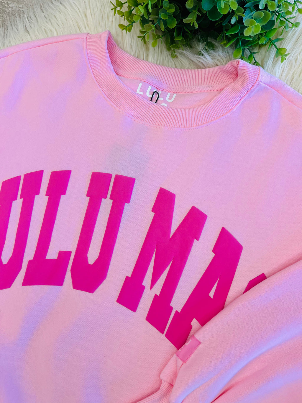 Women’s LuLu Mac Light Pink Sweatshirt