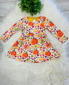 Girl’s Fall Pumpkin Dress