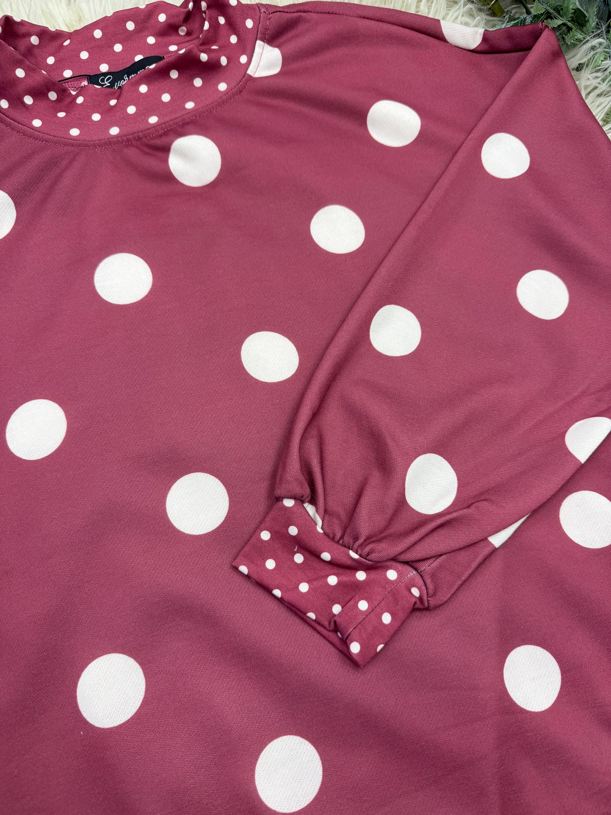 Pretty in Polka Dots Women’s Top by Evermmee - Loose Fit