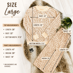 Women’s Regular and Curvy Leopard Print Set cheetah - Loose Fit