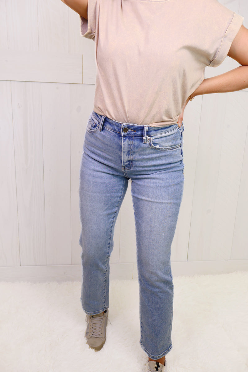 Flying Monkey High Rise Straight Jeans 5663