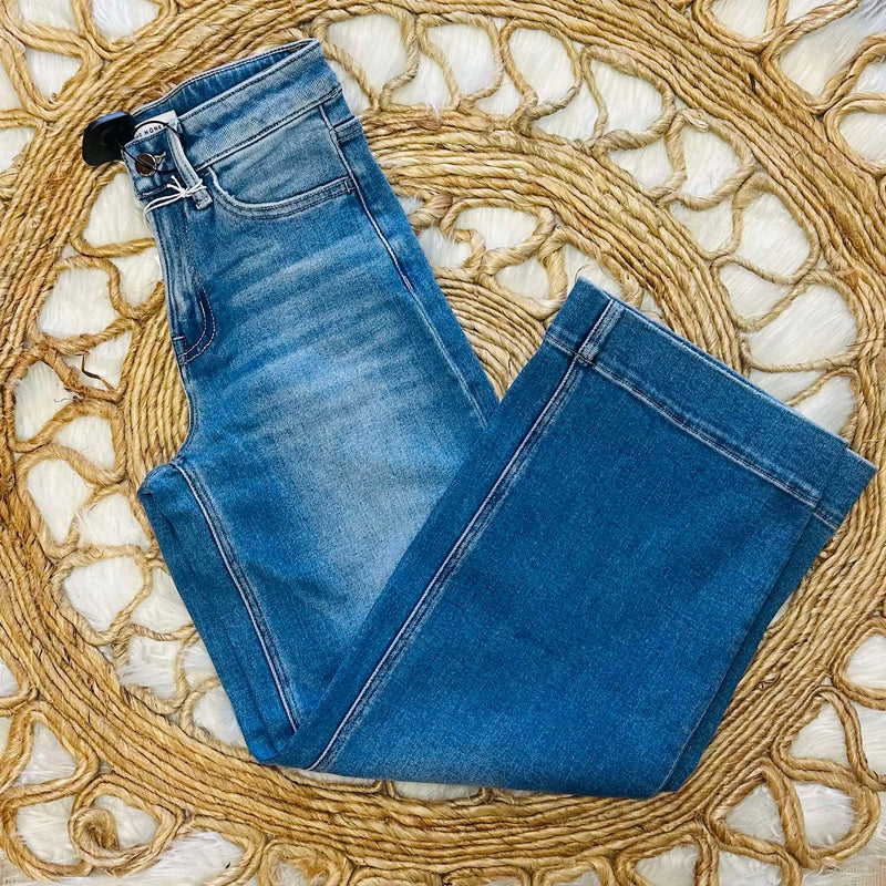 Flying Monkey Style F5911 High Rise Wide Leg Jeans