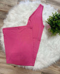 Fuchsia Deep V Jumpsuit Romper Women's
