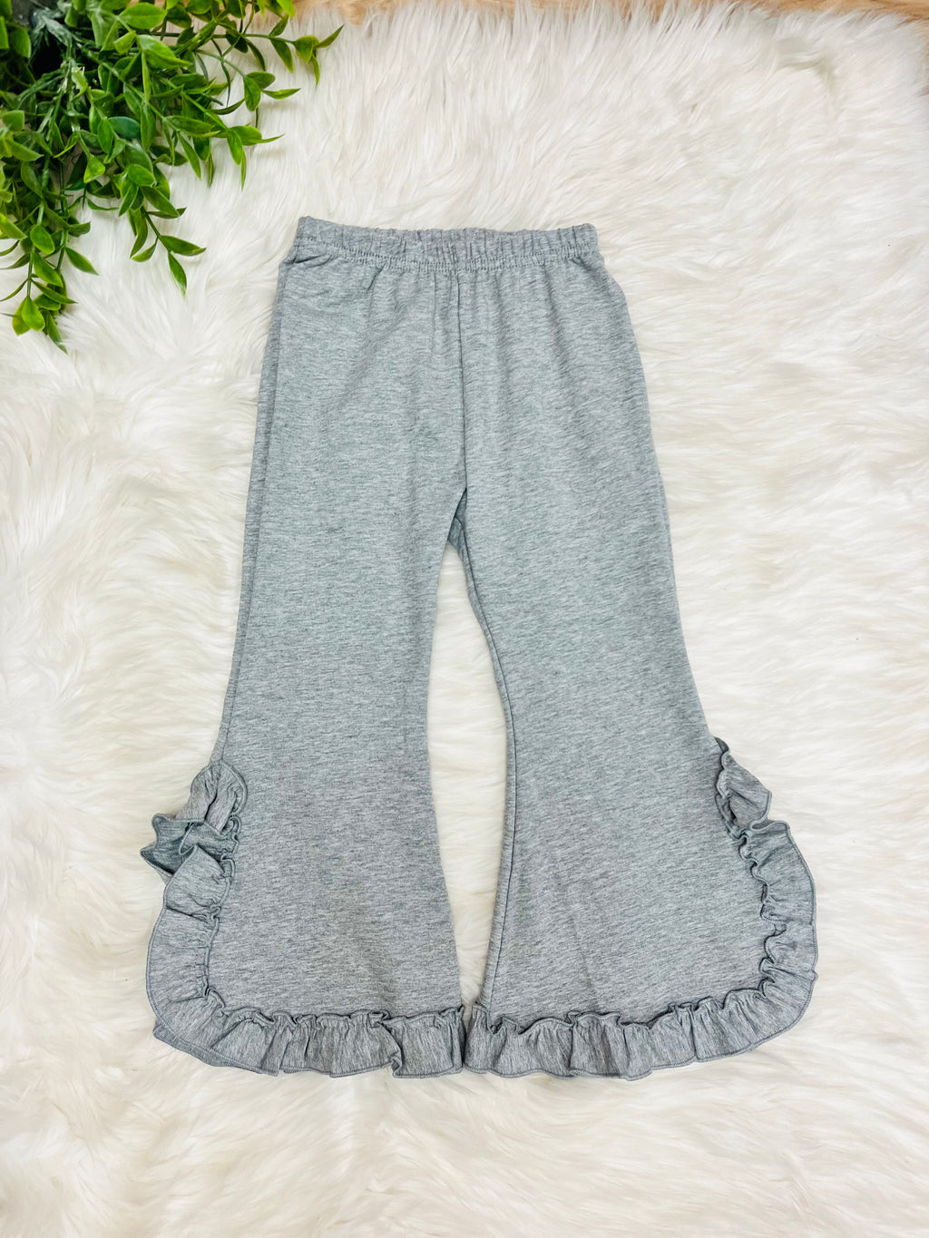 Girl’s Grey Color Block Hooded Outfit