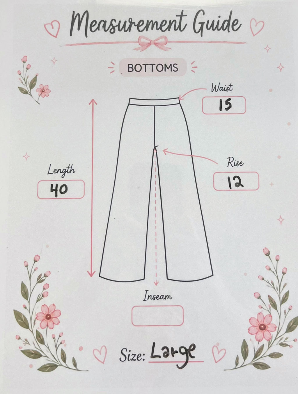 Women’s Anniewear Polka Dot Cotton Twill Wide Straight Leg Pants - True to Size