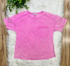 Women’s Zenana Mauve Pocket Top Pant Set