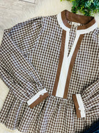 Women’s Jodifl Gingham check Top - True to size