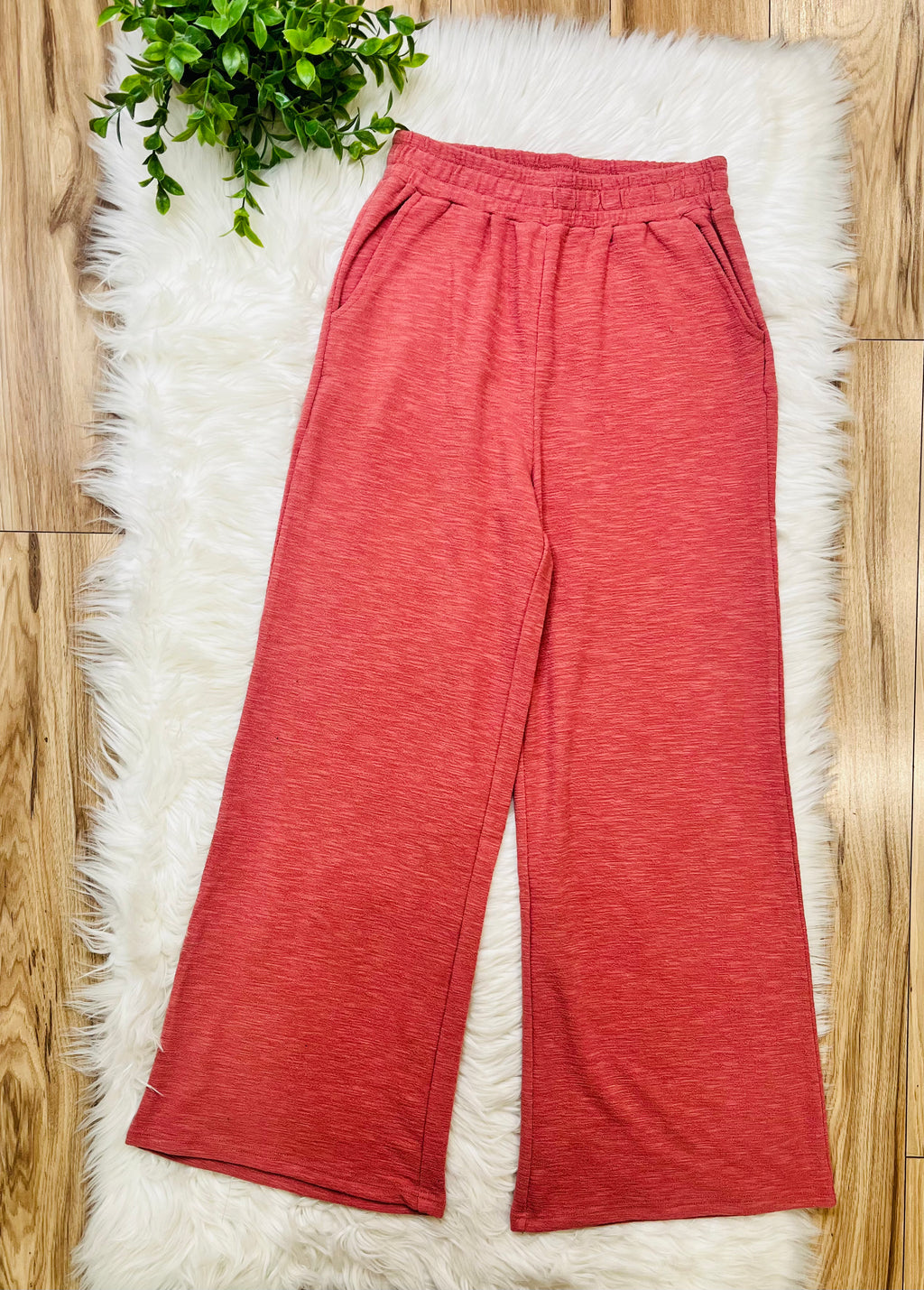 Women’s Winter Rose Sleeveless Cotton Slub Pant Set