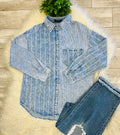 Women’s Evermmee Denim Top - True to Size