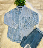 Women’s Evermmee Denim Top - True to Size