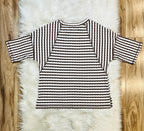 Women’s Evermmee Brown striped top