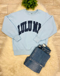 Women’s LuLu Mac Blue/Navy Polka Dot Sweatshirt - Oversized Fit