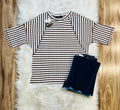 Women’s Evermmee Brown striped top
