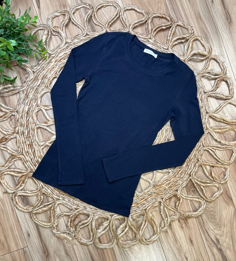 Women’s Active Basic Navy Top