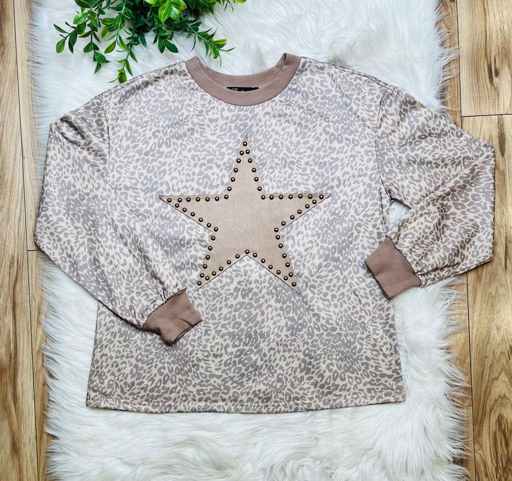 Women’s Evermmee Star Leopard Pant Set- True to Size