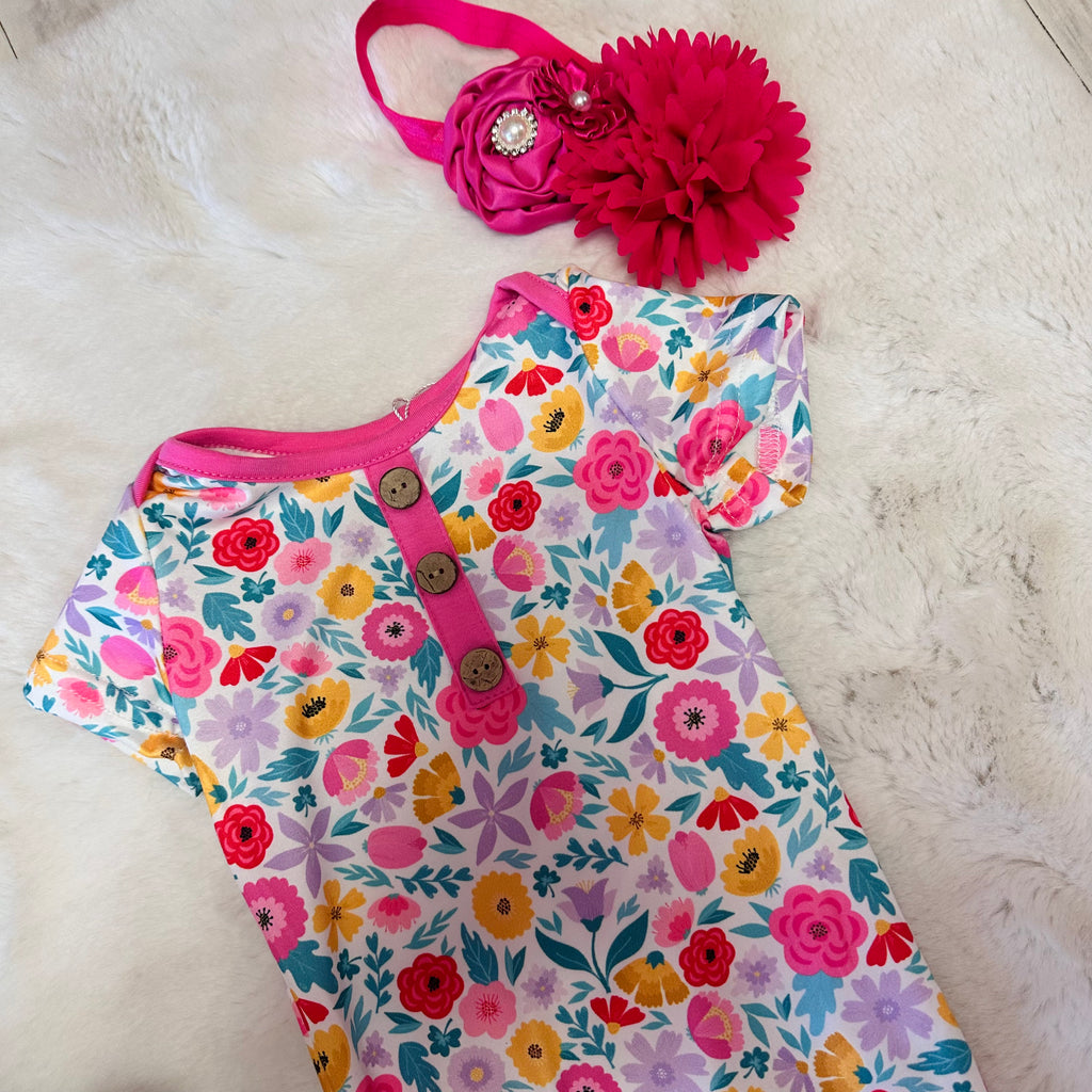 Girls Garden Fresh Cutie Knot Gown