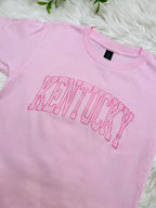 Girl’s Pink Gingham Kentucky Tee