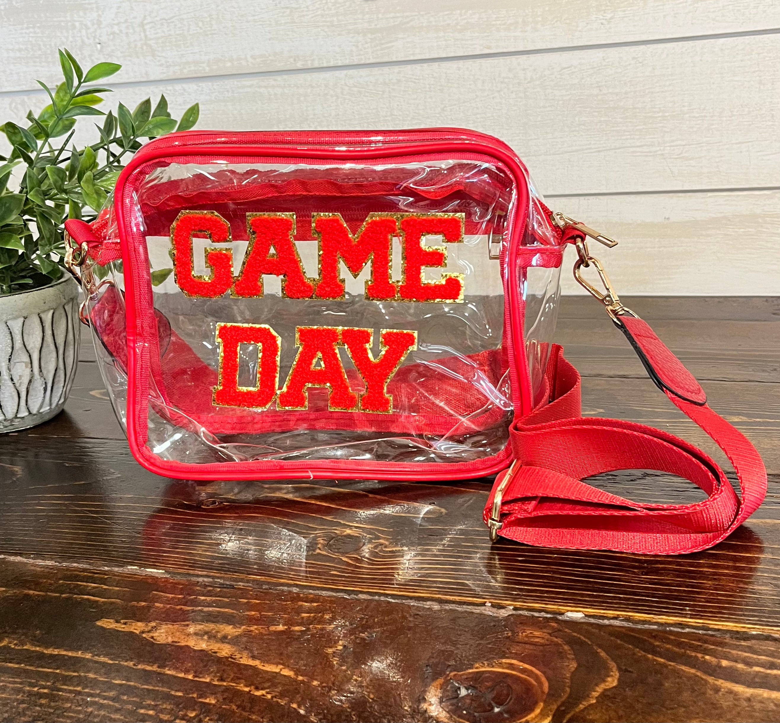 Game Day Crossbody Bag- Red