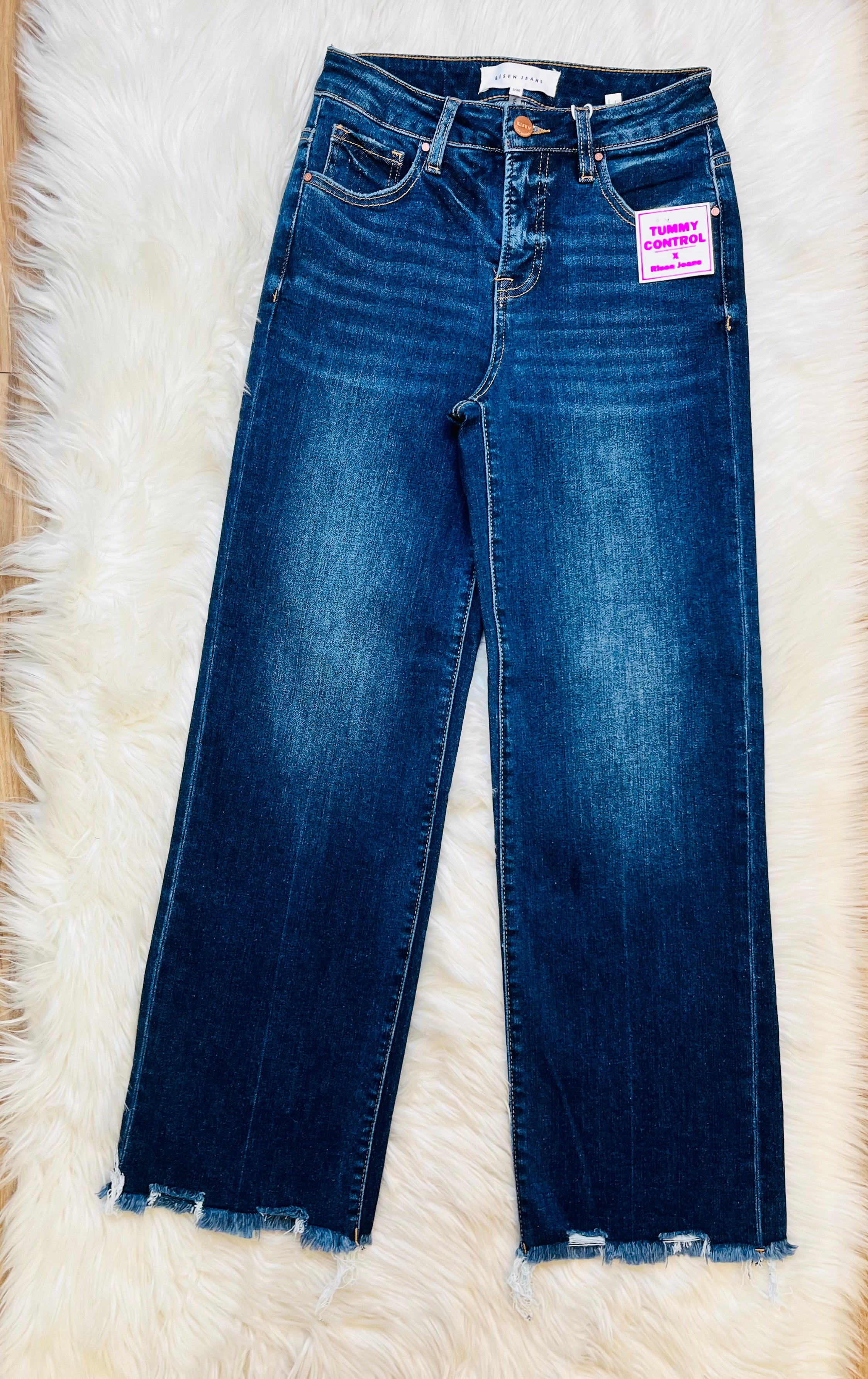 Women’s Risen Ankle Straight Jeans 5978