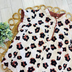 Women’s Evermmee Leopard Print Button Down Top