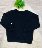 Women’s LuLu Mac Black/White Polka Dot Sweatshirt - Oversized Fit