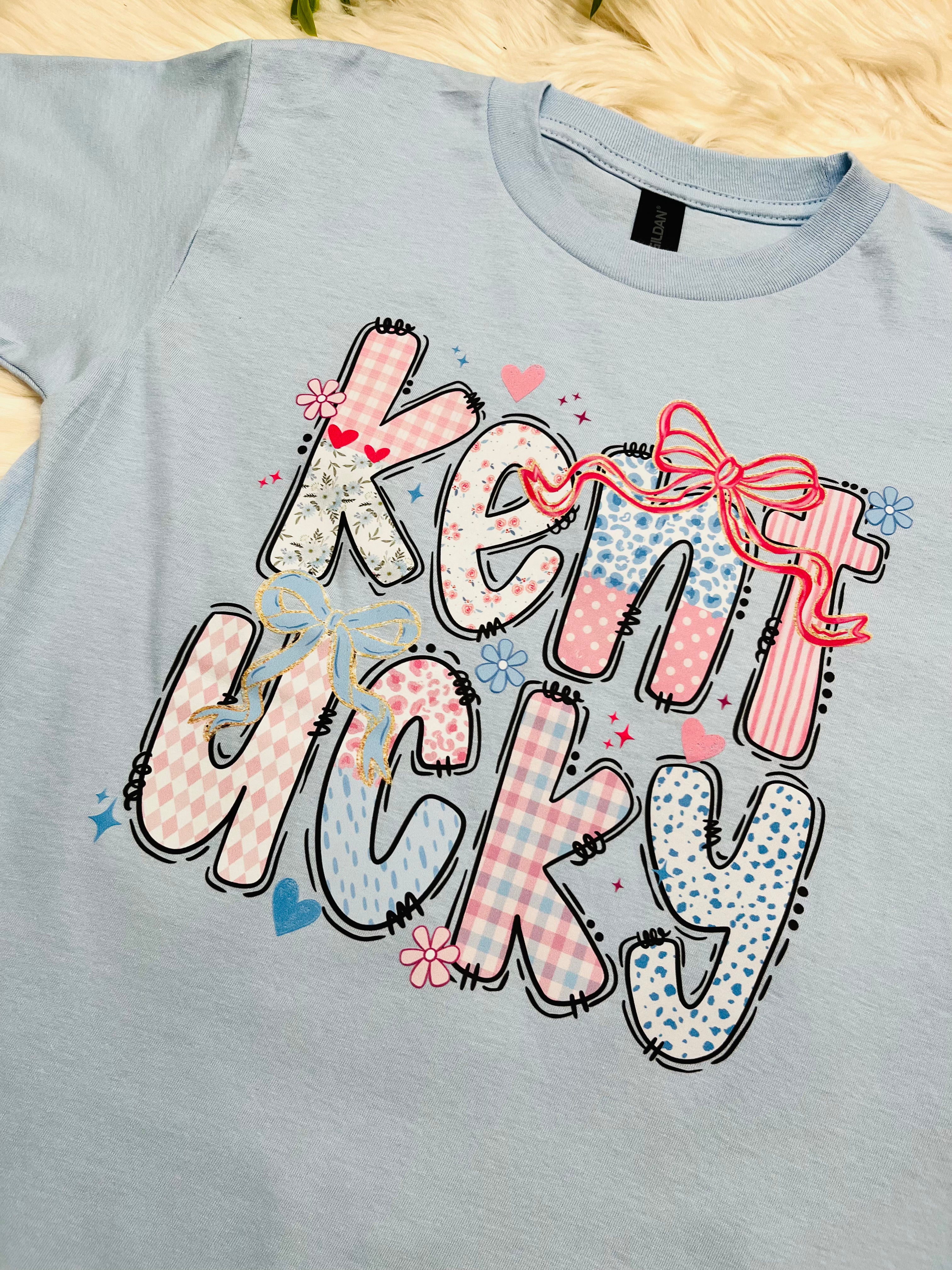 Girl’s Kentucky Pattern Tee