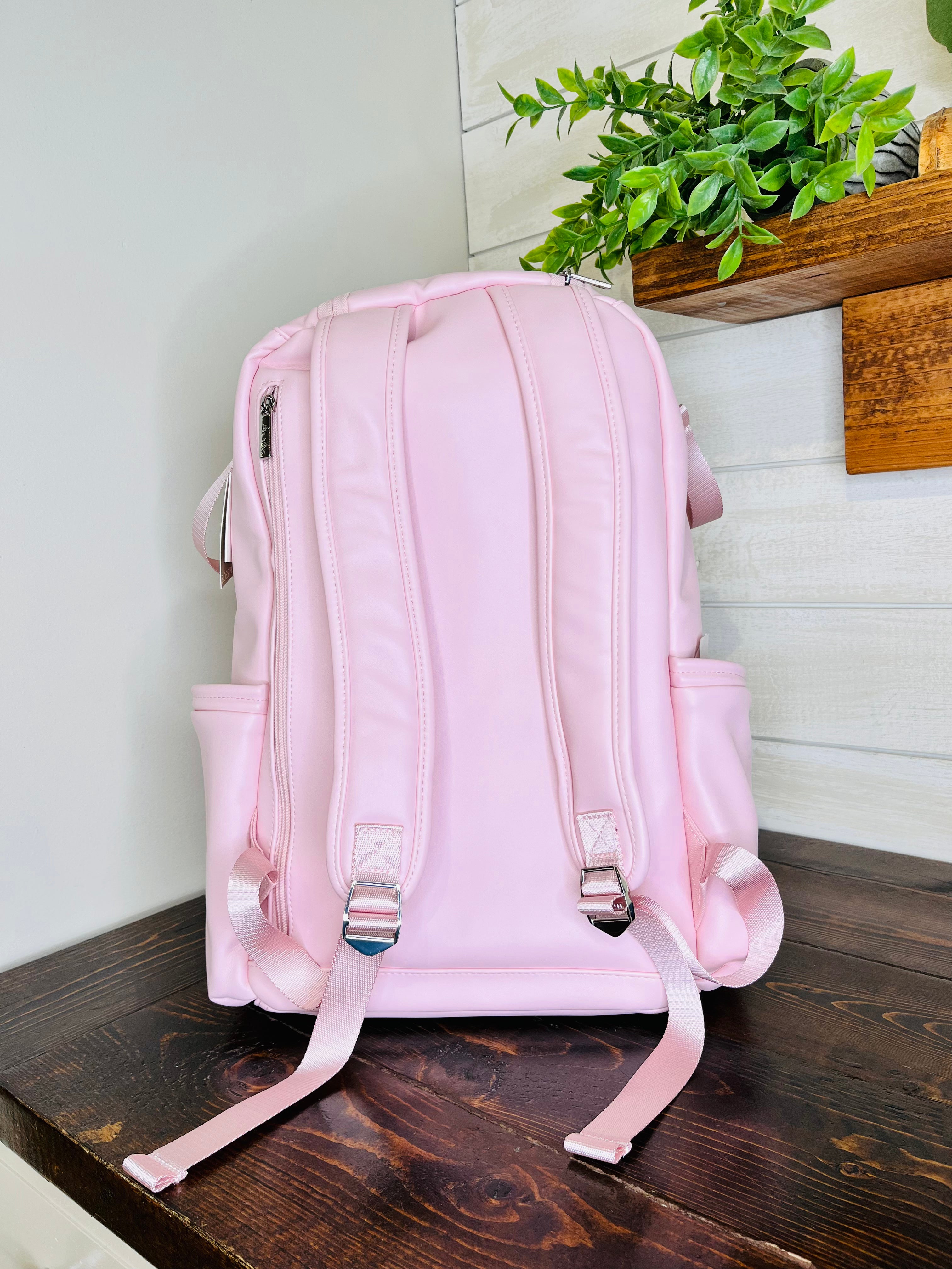 Itzy Ritzy Boss Plus Pink Ribbon Diaper Bag