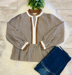Women’s Jodifl Gingham check Top - True to size